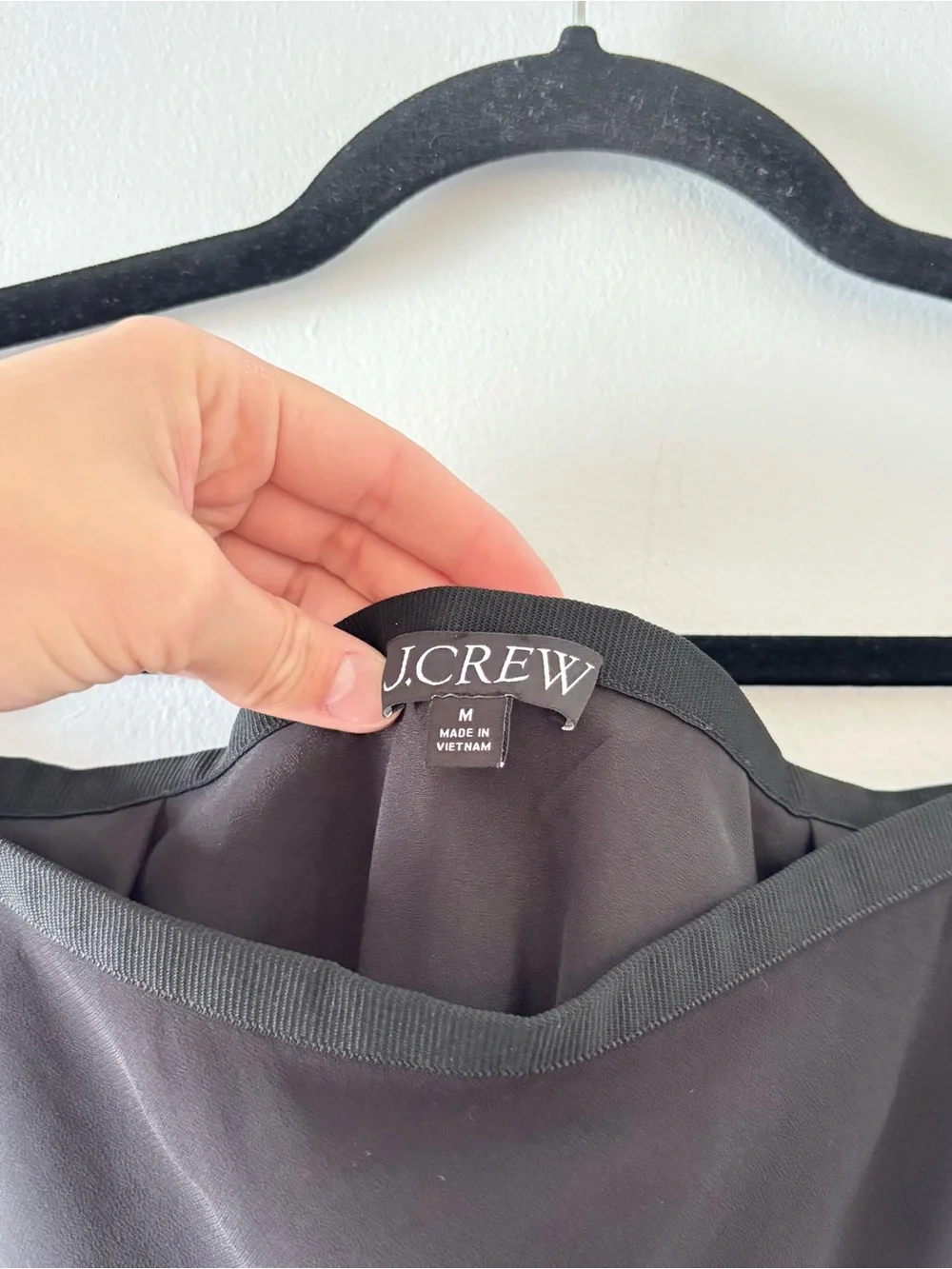J. Crew Gwyneth Skirt in Chiffon Black Sheer Midi Lightweight Formal